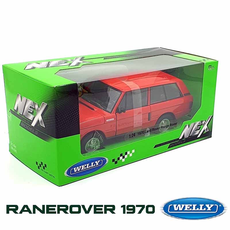ماکت کلکسیونی ماشین فلزی رنجرور 1970 Welly مقیاس 1:24 | مدل Range Rover 24128W
